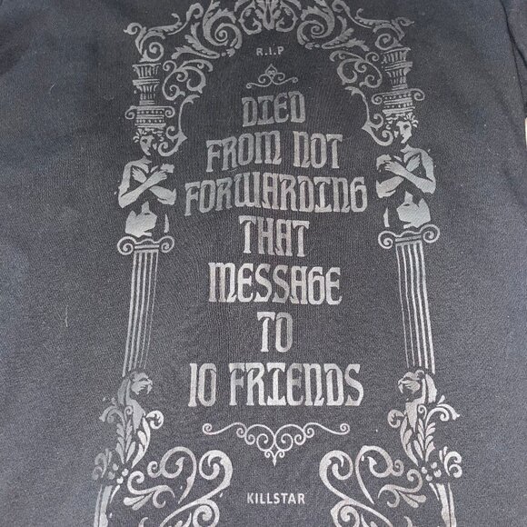 Killstar cold shoulder tunic - Picture 4 of 13